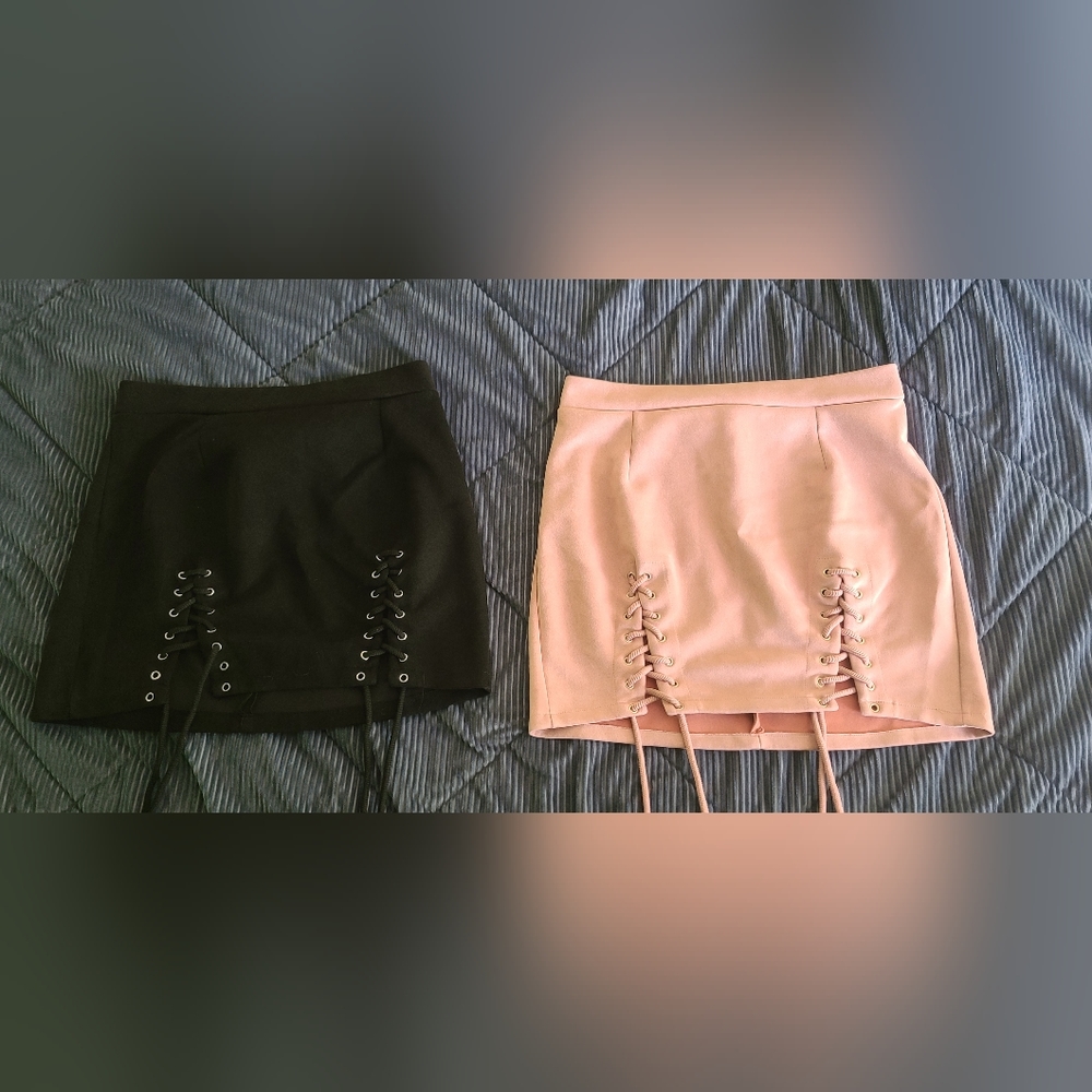 Skirts with lace